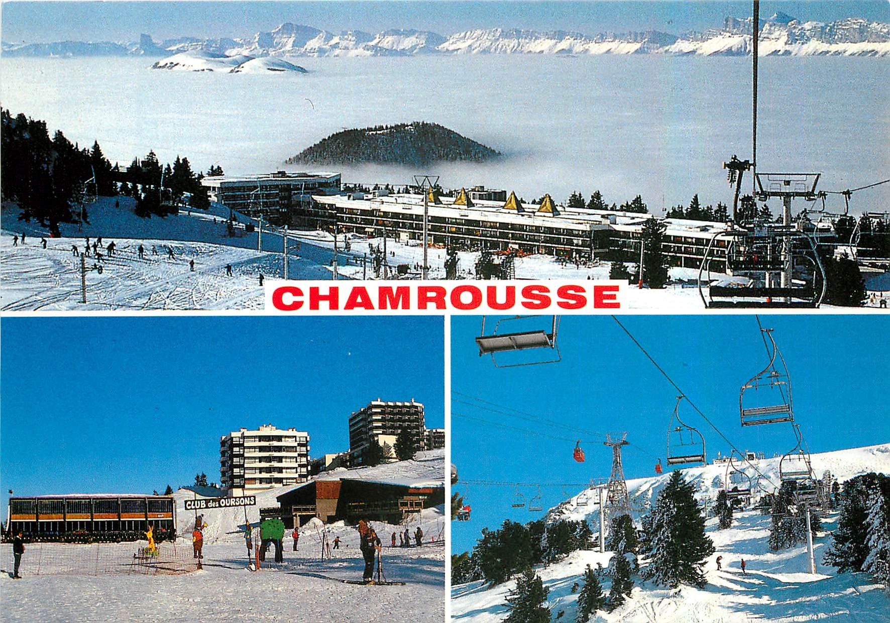 CPM Chamrousse Isere Roche Beranger Le Recoin La Croix de Chamrousse 