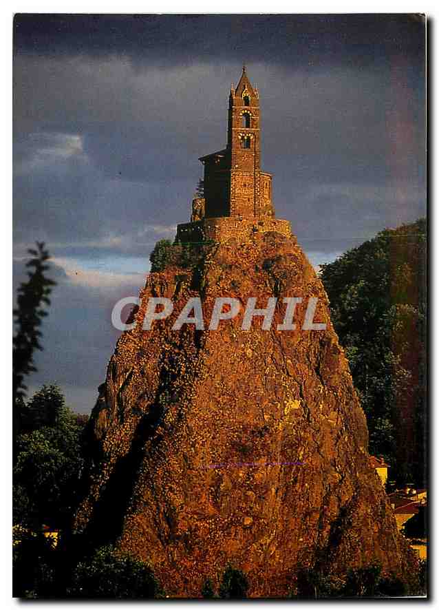 CPM Le Puy en Velay Haute Loire Dyke d'Aiguilhe 