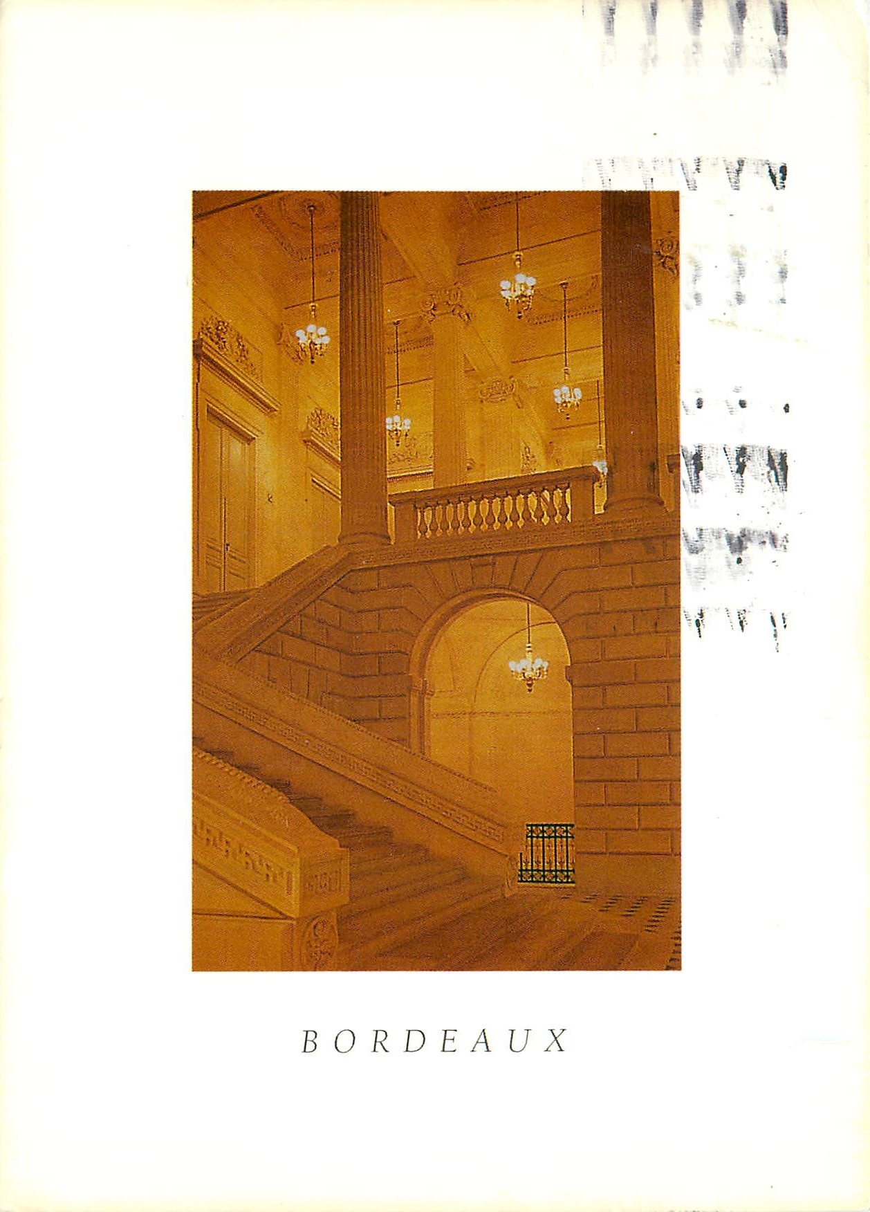 CPM Bordeaux Escalier du Grand Theatre 
