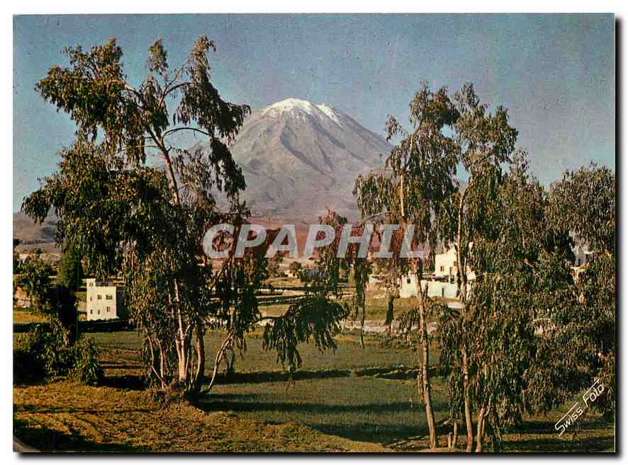 CPM Arequipa Peru Vista del Misti des de la campina 
