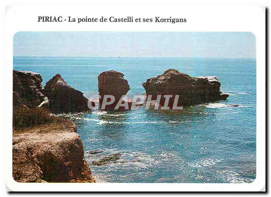 CPM Art et Traditions de Bretagne Piriac la pointe du Castelli et ses Korrigans 