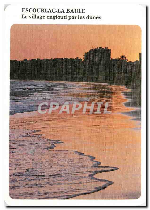 CPM Art et Traditions de Bretagne Escoublac La Baule le village englouti par les dunes 