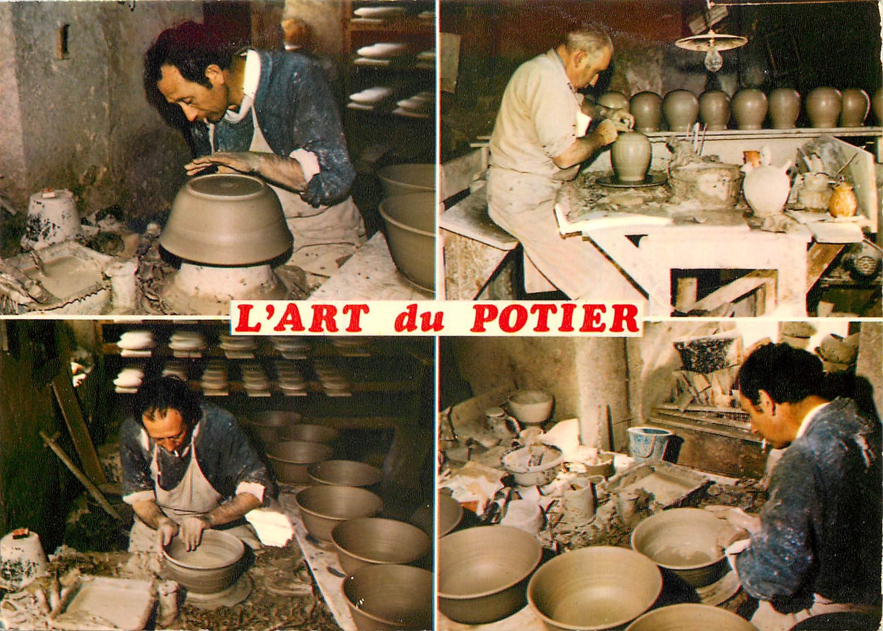 CPM L'Art du Potier a Dieulefit Drome 