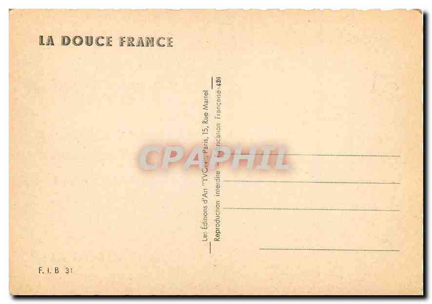 CPM La Douce France Meilleurs Voeux Clair matin  — Verso