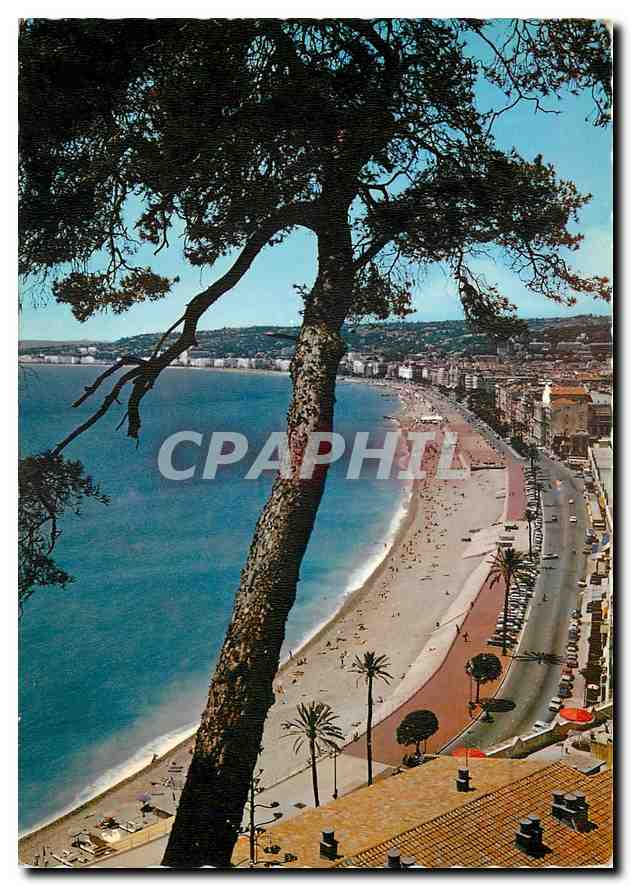 CPM Reflets de la Cote d'Azur Nice A M La Plage le Quai des Etats Unis et la Promenade des anglais 
