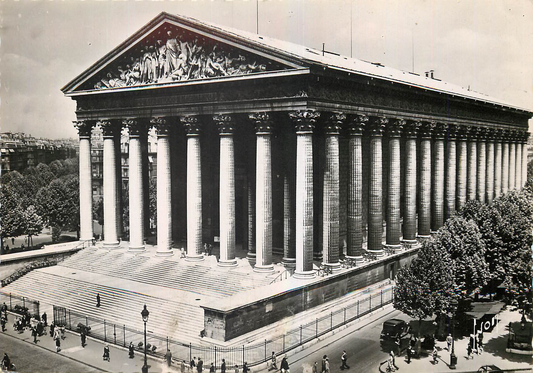 CPM Paris en flanant Eglise de la Madeleine 