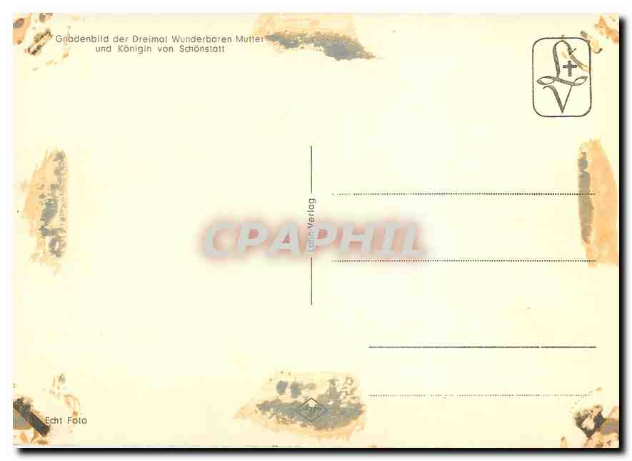 CPM Grodenbild der Dreimal Wunderbaren Mutter und Konigin von Schonstatt  — Back