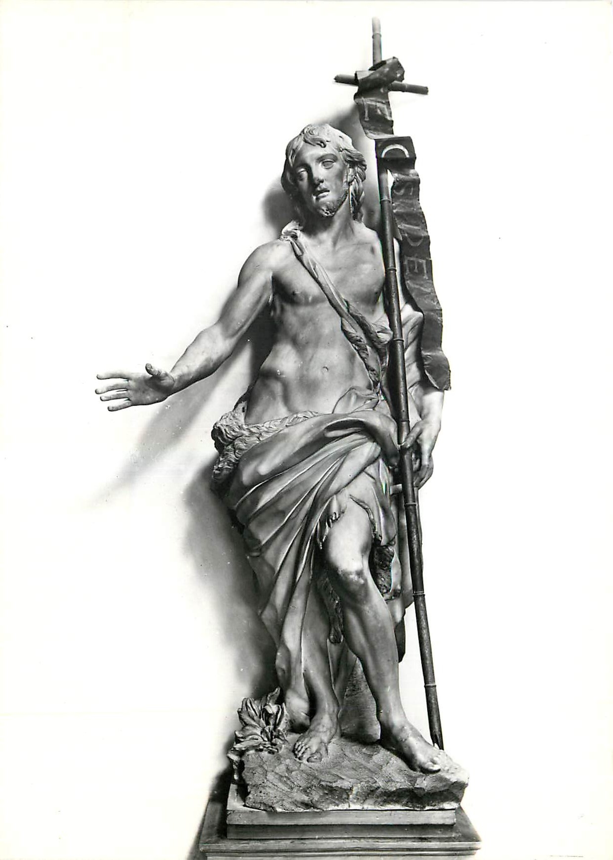 CPM Firenze Battistero di S Giovanni Statue en marbre de s Jean par Giuseppe Piamontini 