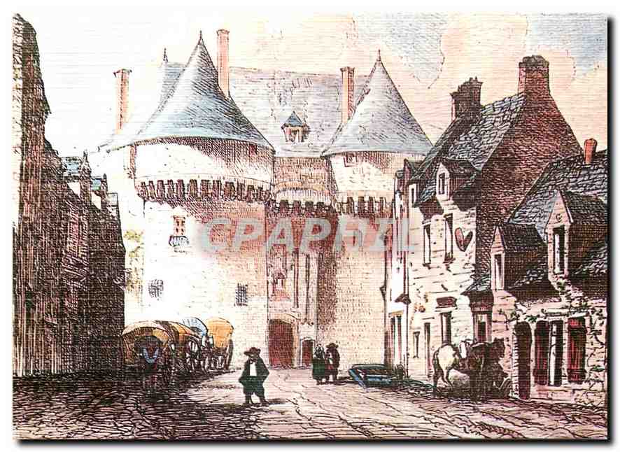 CPM Lithographie Bretagne Ancienne Guerande 
