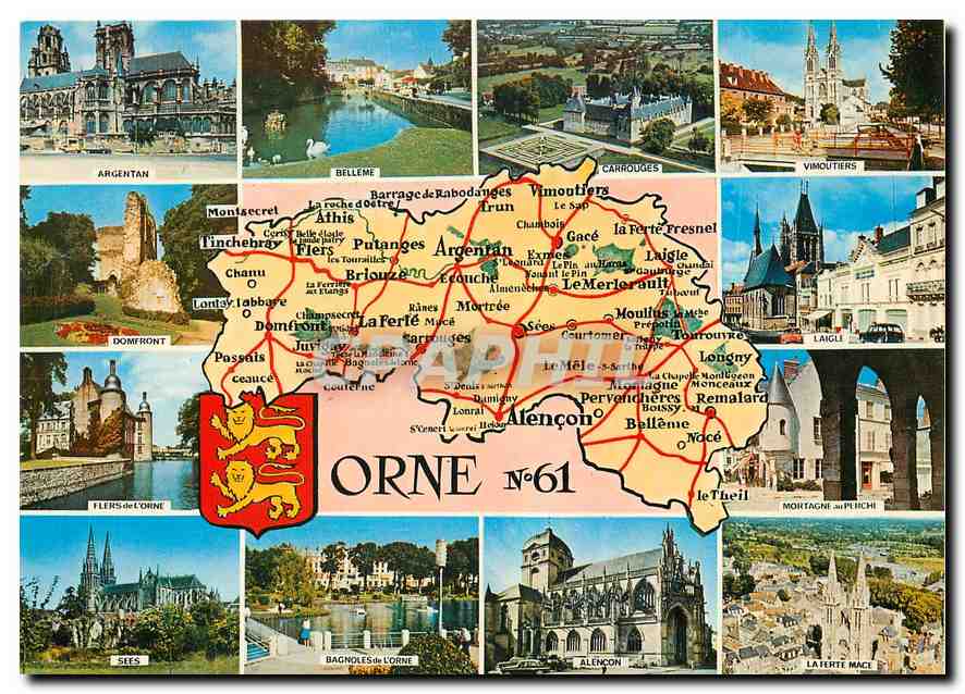 Orne (61) — Carte postale panoramique — ARTAUD Frères