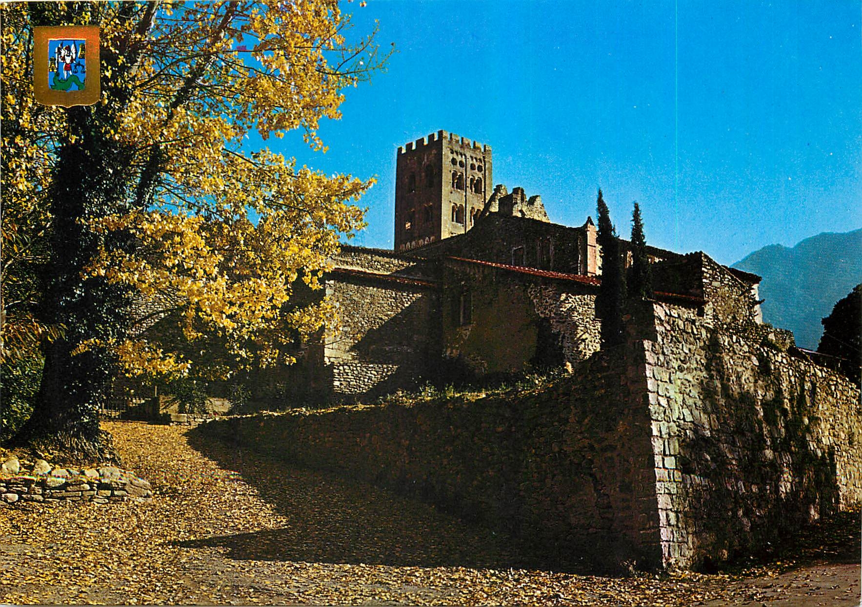 CPM Arts et Couleurs du Conflent Abbaye de Saint Michel de Cuxa Entree cote ouest 