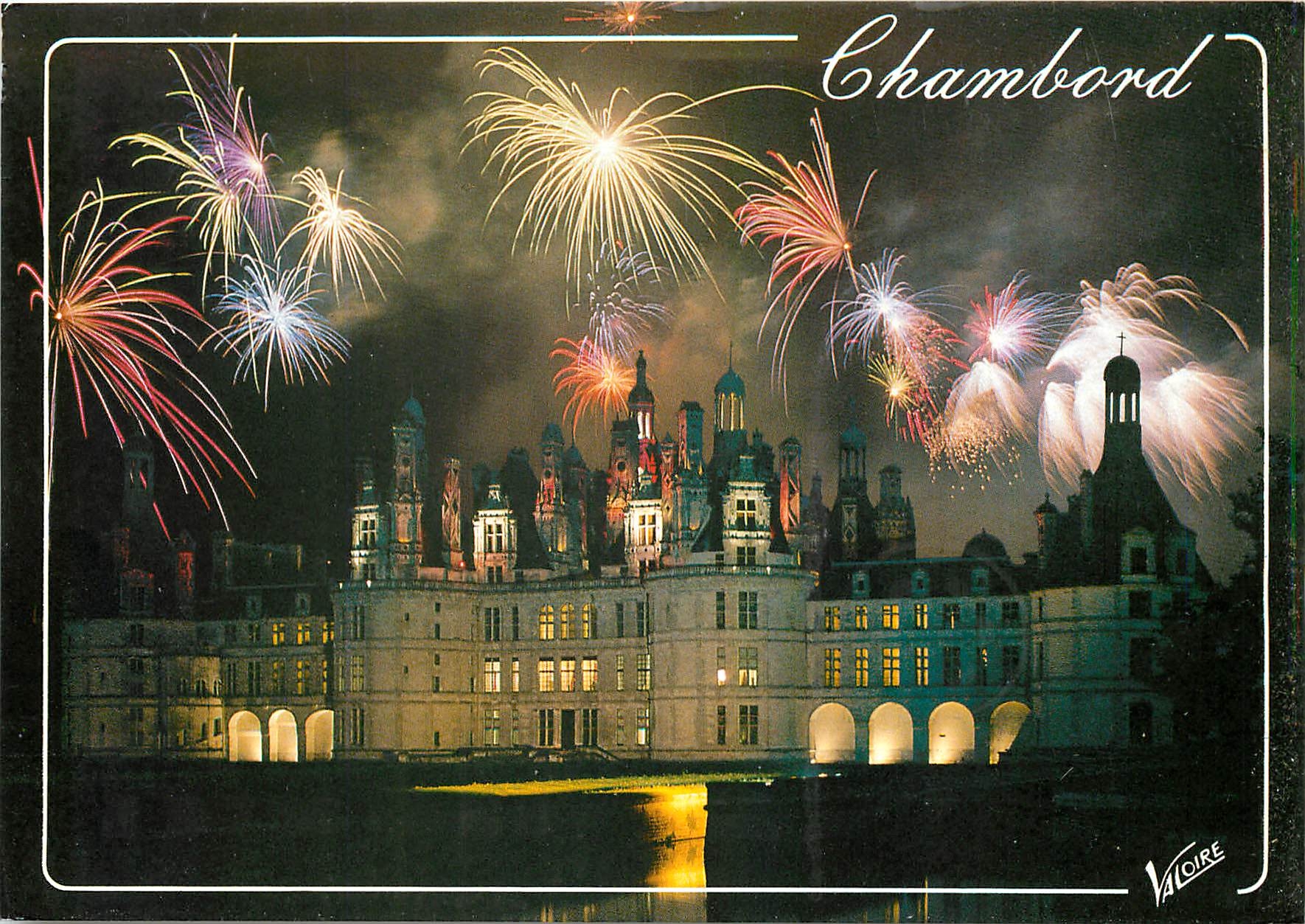Chambord — Nachtfeier am Schloss (16. Jahrhundert) — Éditions Valoire