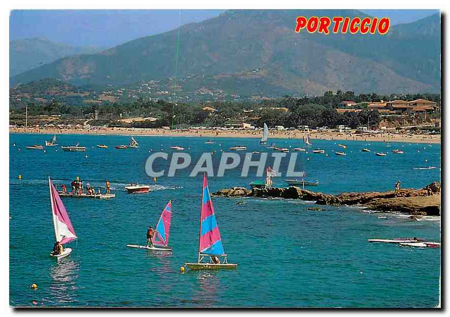 CPM Corse Ile de Beaute Souvenir de Porticcio les plages 