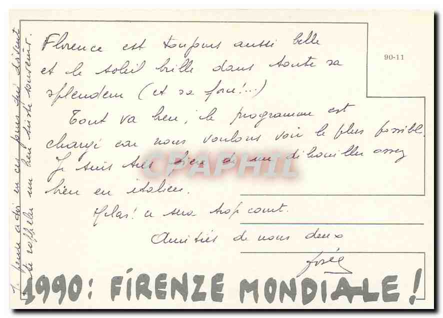 CPM Firenze  — Rückseite
