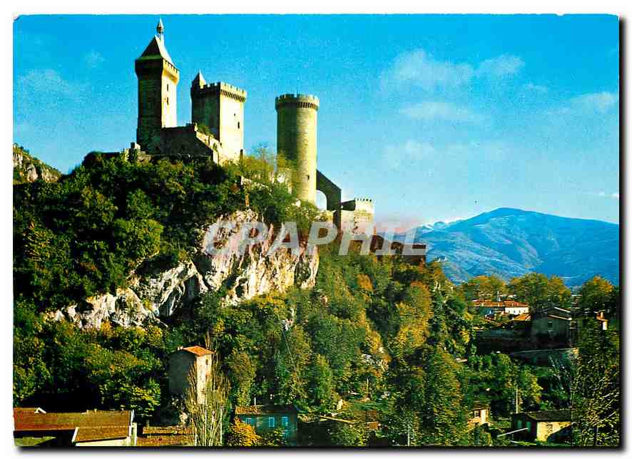 CPM Foix Le chateau fort des Comtes de Foix 