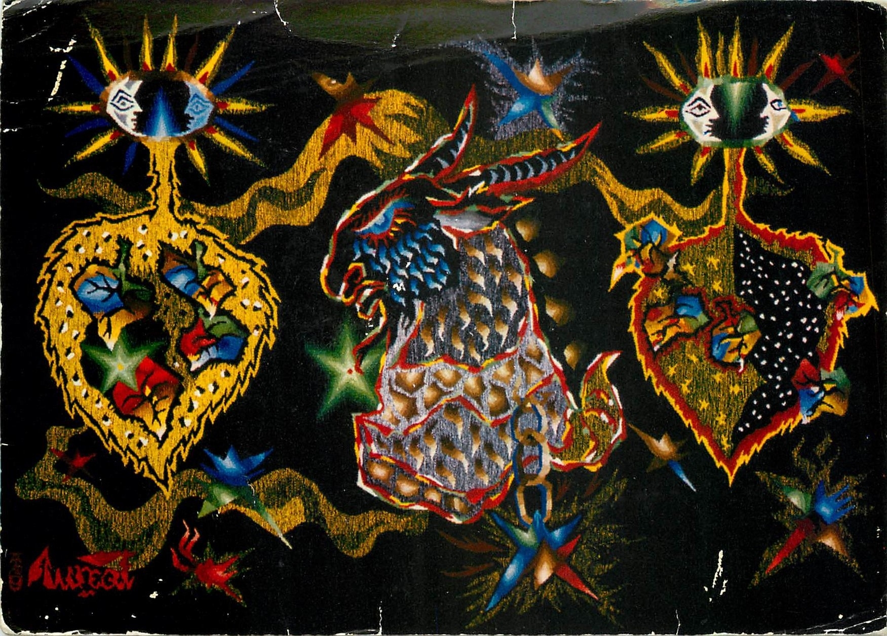 CPM Tapisserie Capricorne et Gemeaux 