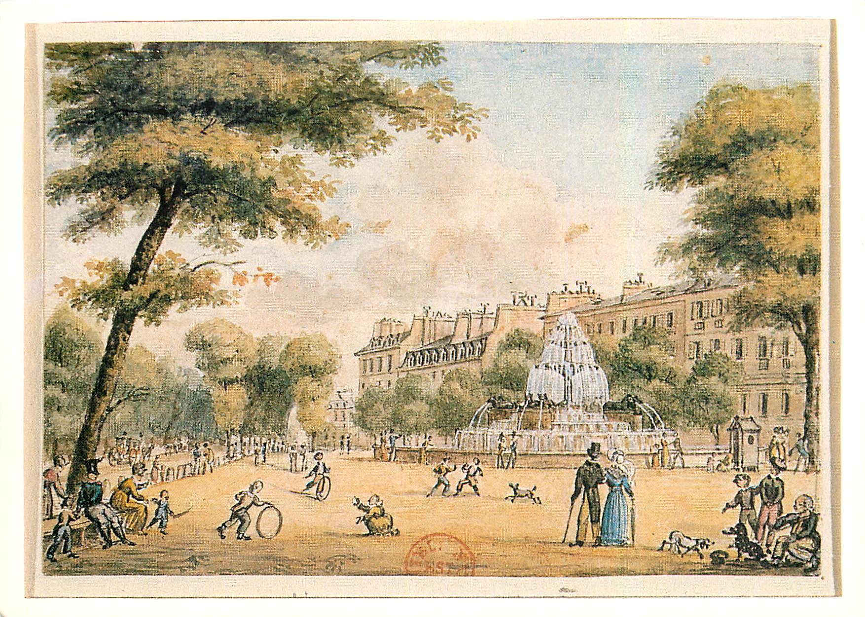 CPM Christophe Civeton La Place du Chateau d'Eau 