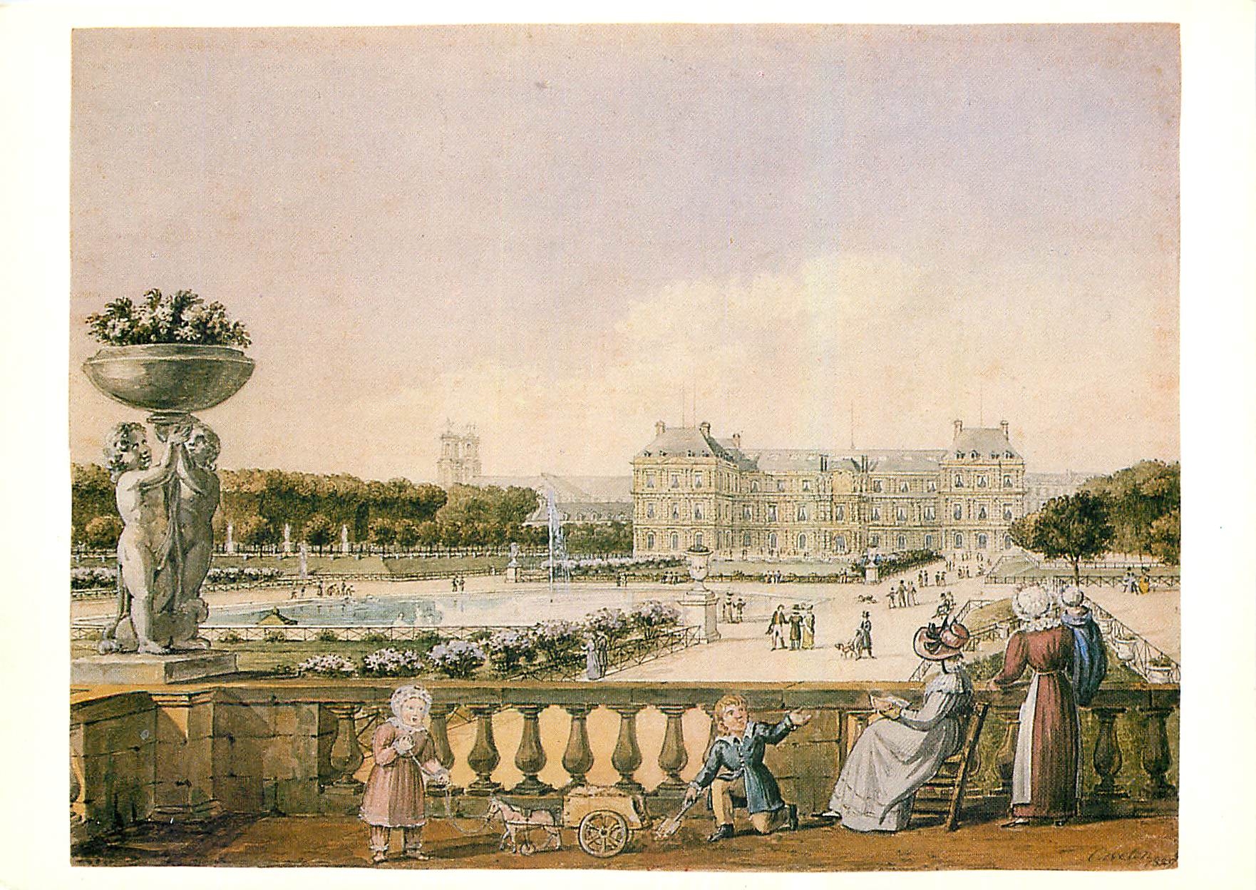 CPM Christophe Civeton Jardin du Luxembourg 