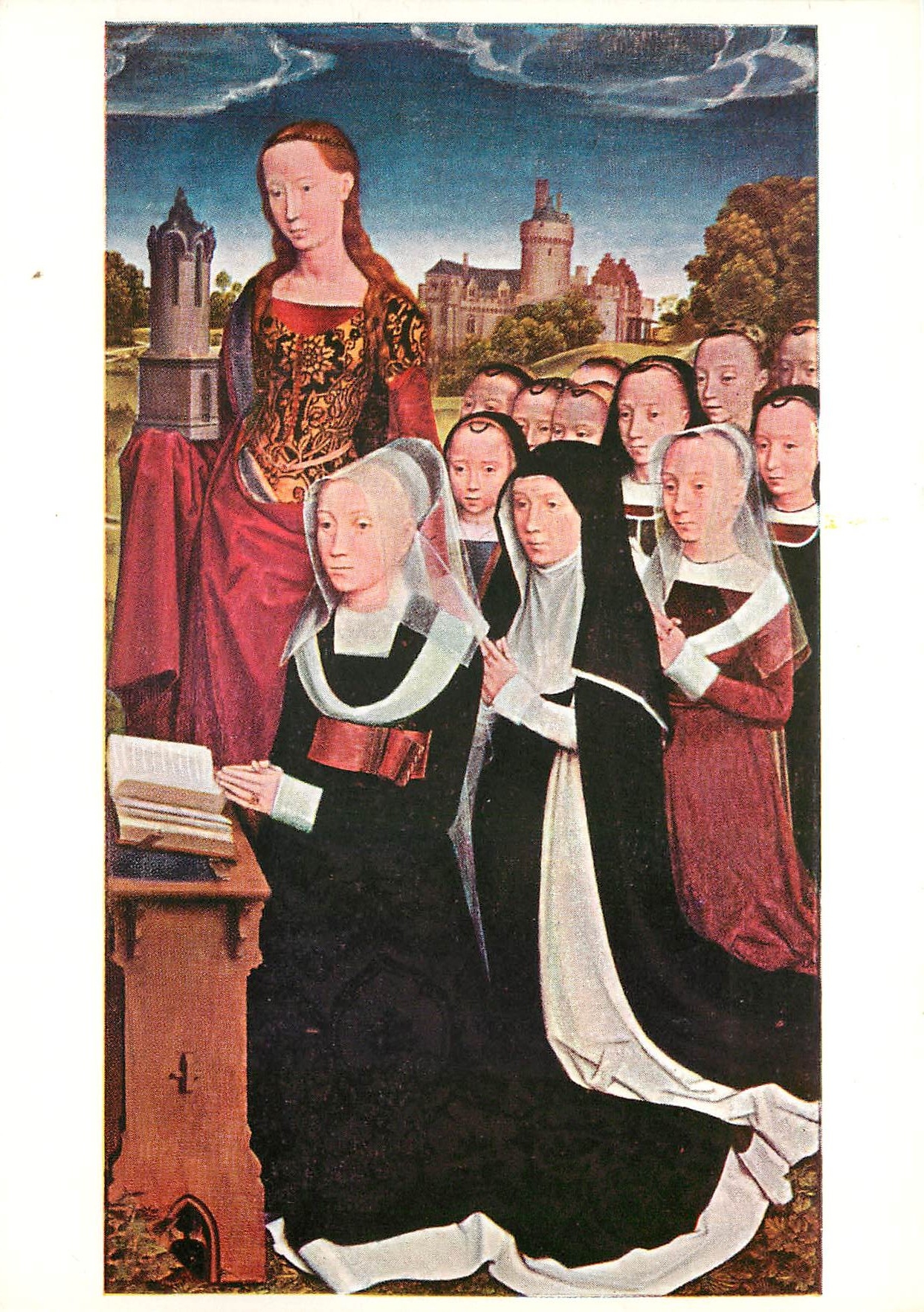 CPM Hans Memling Volet gauche du Triptyque de St Christophe 