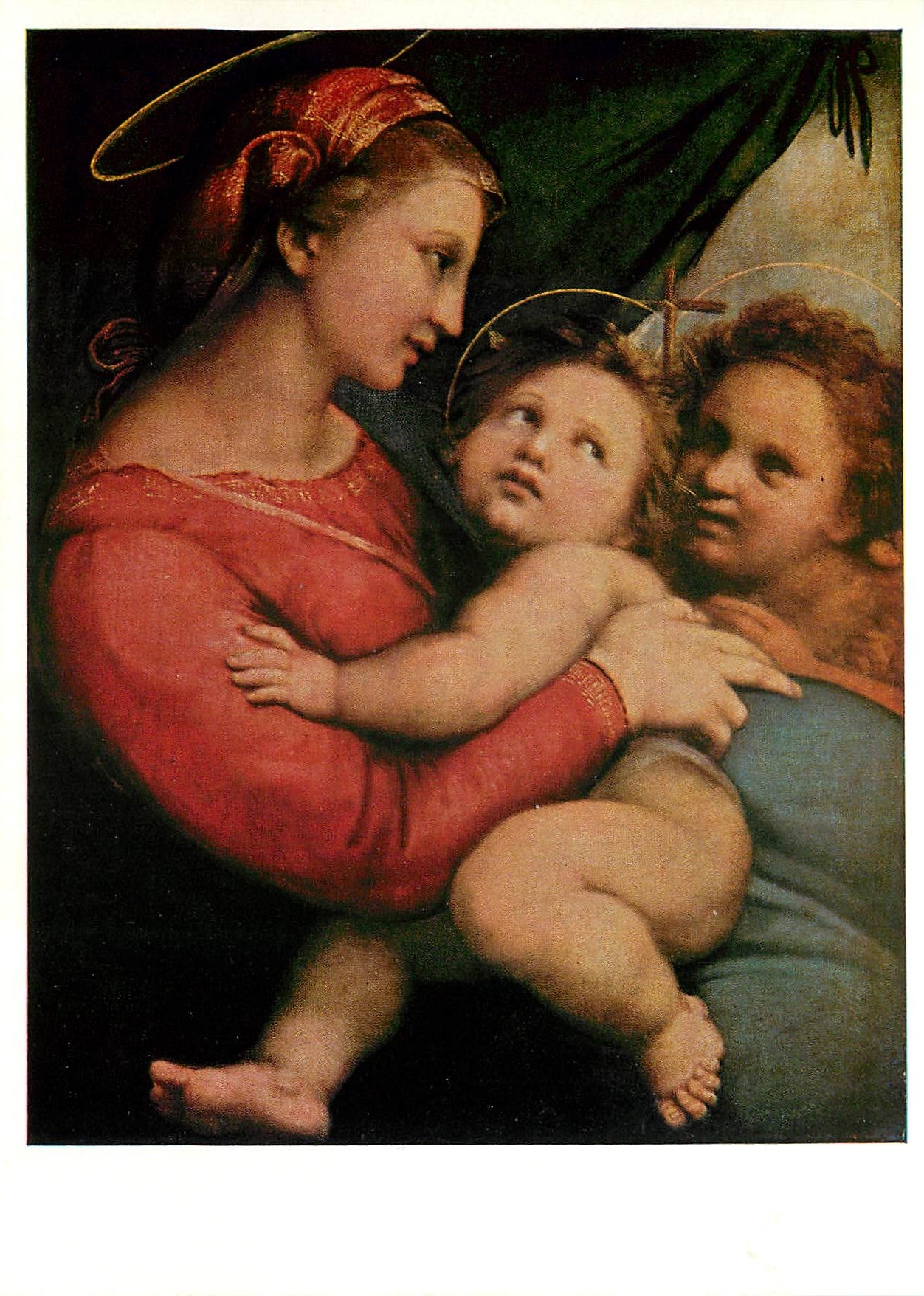 CPM Raffael Die Madonna della Tenda 