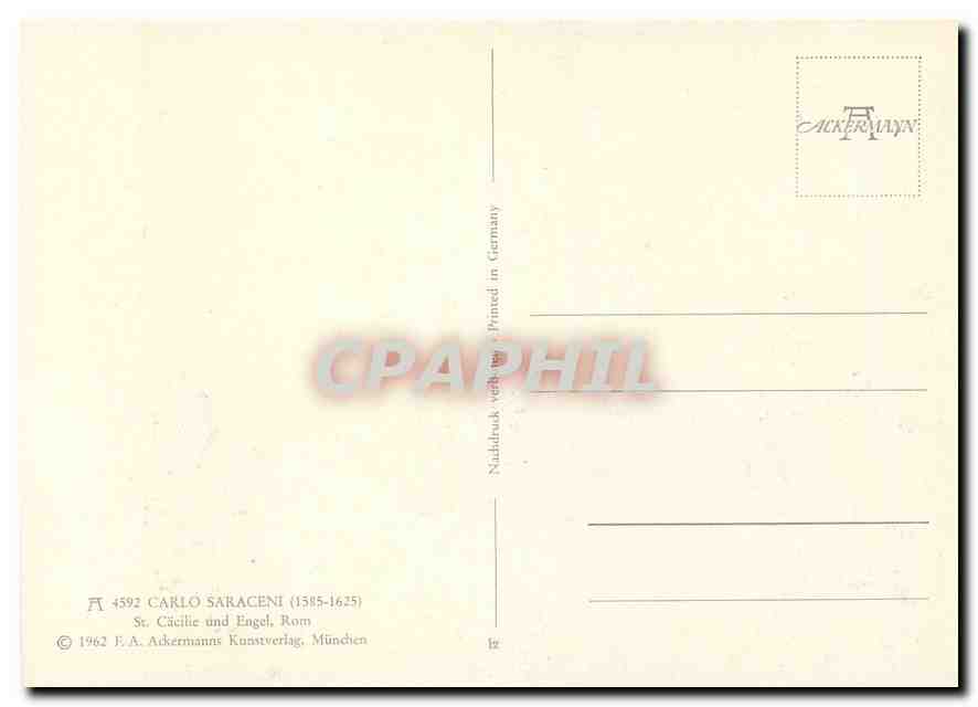 CPM Carlo Saraceni  — Rückseite