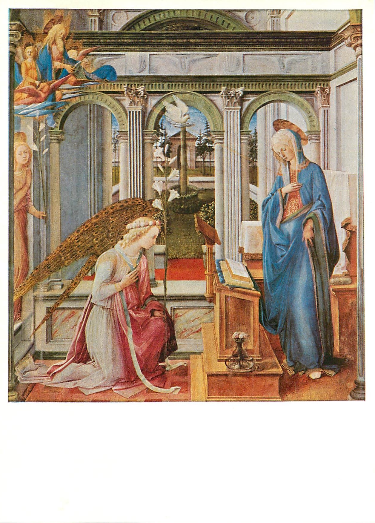 CPM Fra Filippo Lippi Verkundigung Mariac 