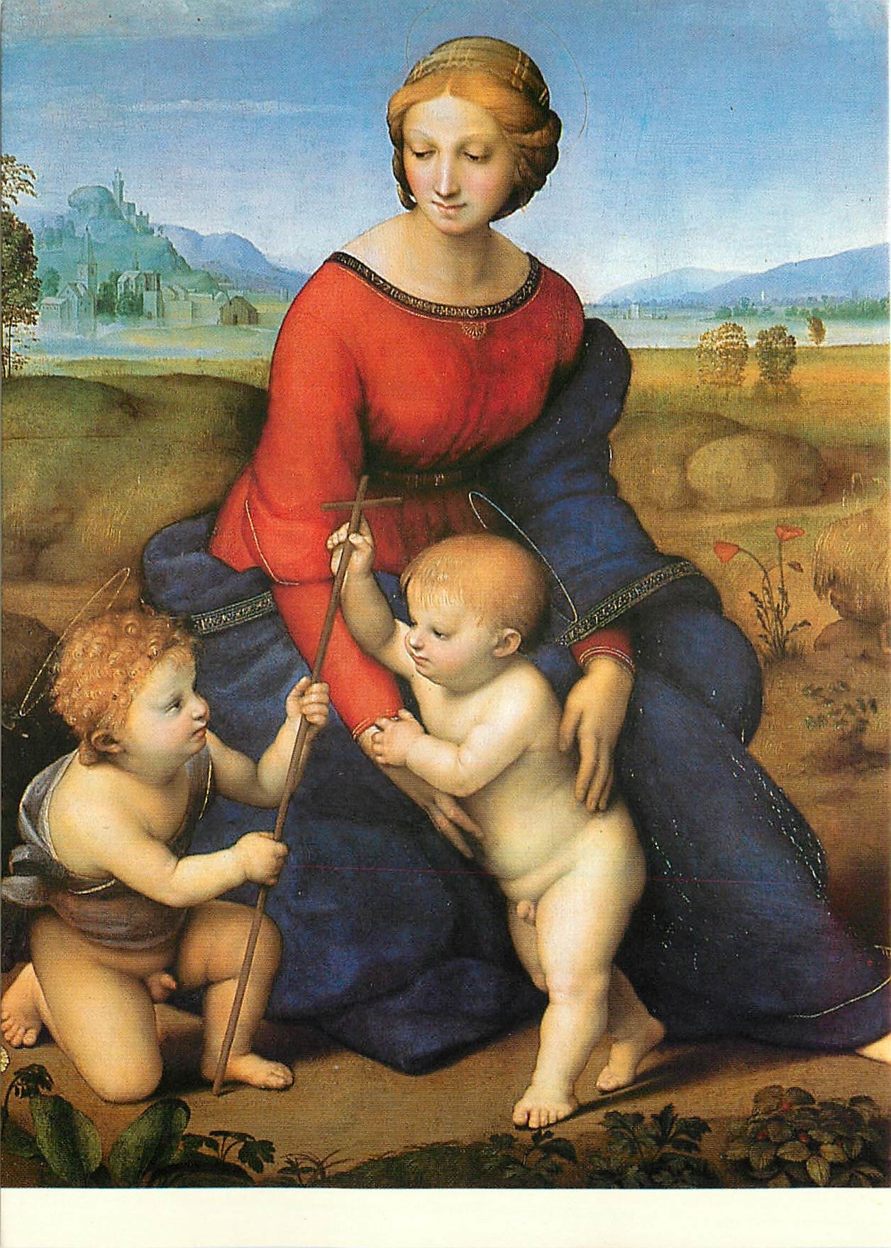 CPM Raffael La Vierge en pleine verdure 