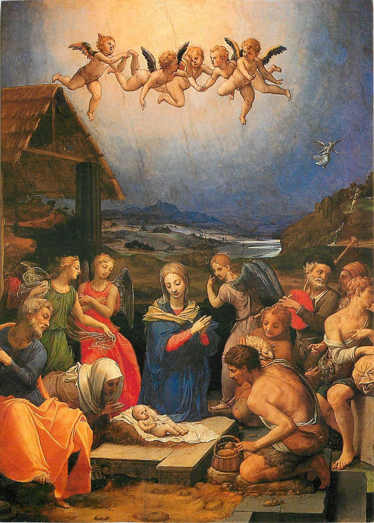 CPM Agnal Bronzino l'Adoration des Bergers 