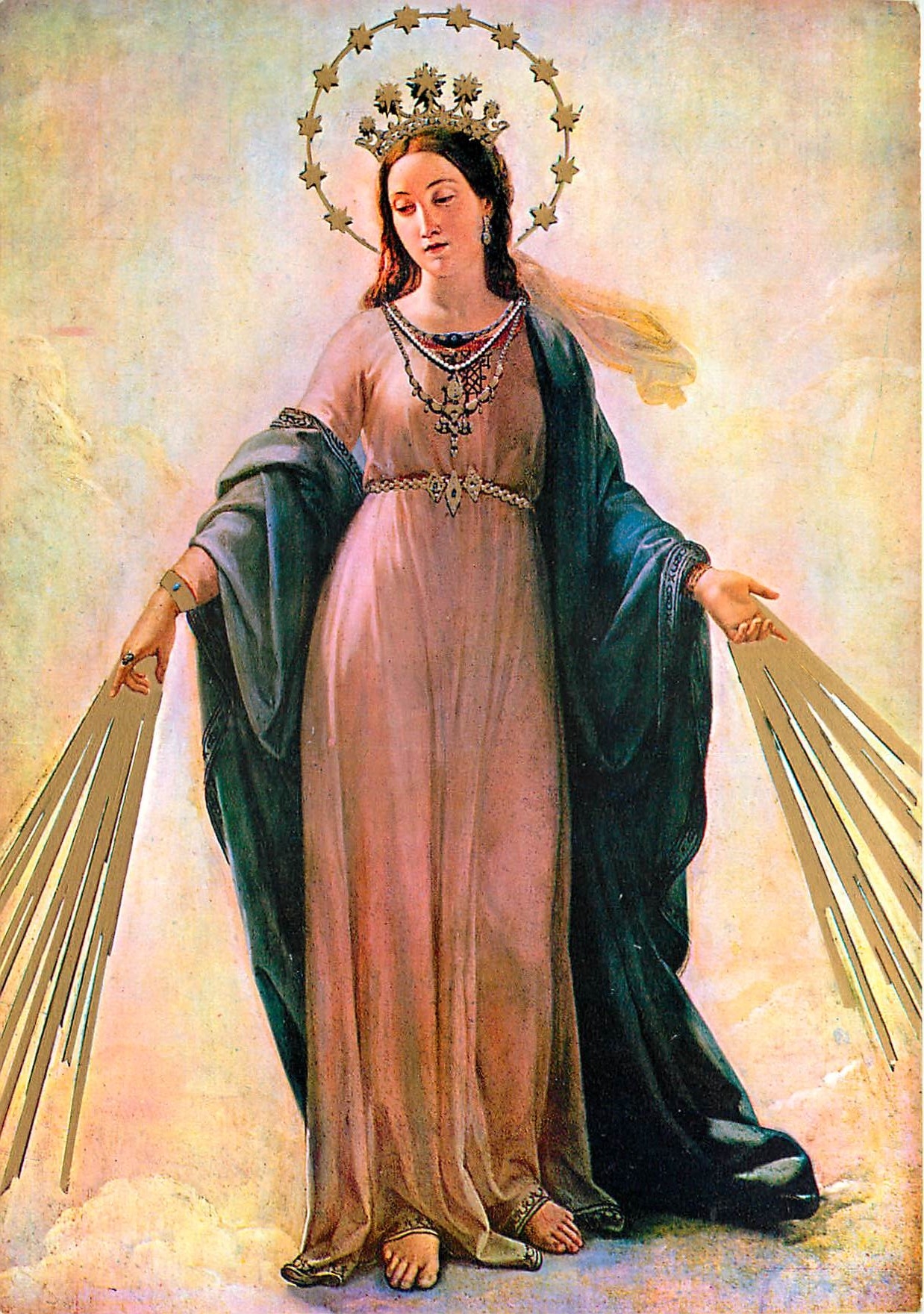CPM La Madonna del Miracolo Roma Basilica S Andrea delle Fratte Notre Dame du miracle 