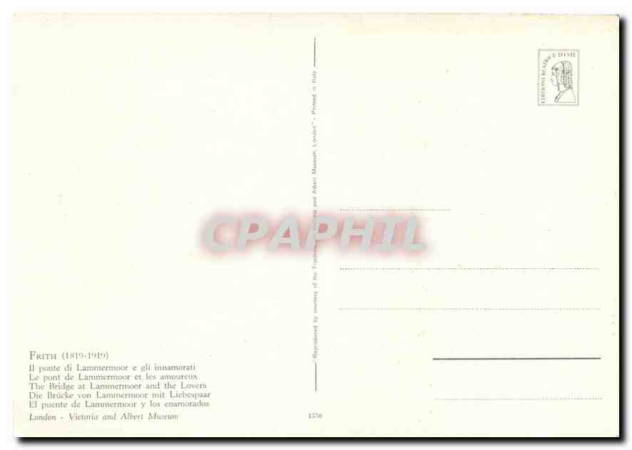 CPM Frith Le pont de Lammermoor et les amoureux  — Verso