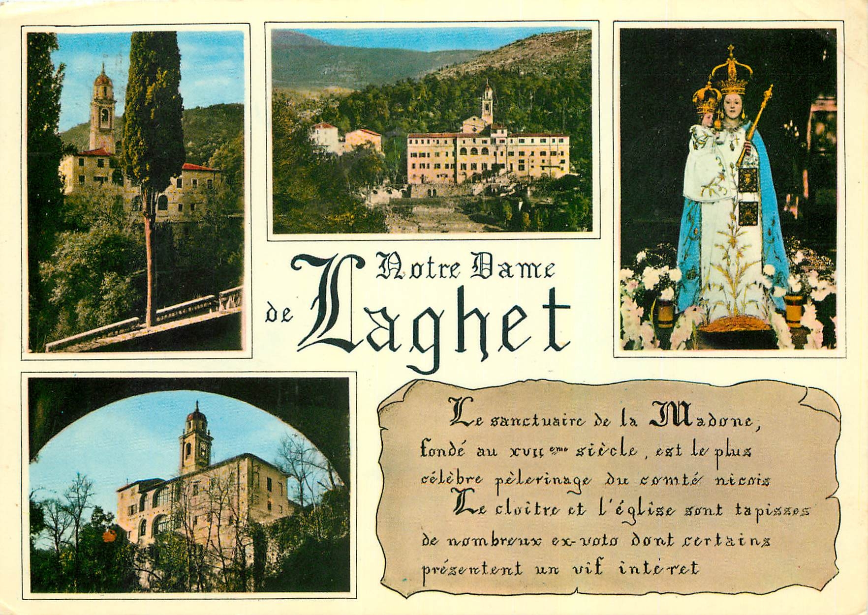 CPM Sactuaire de Notre Dame de Laghet Alpes Maritimes 