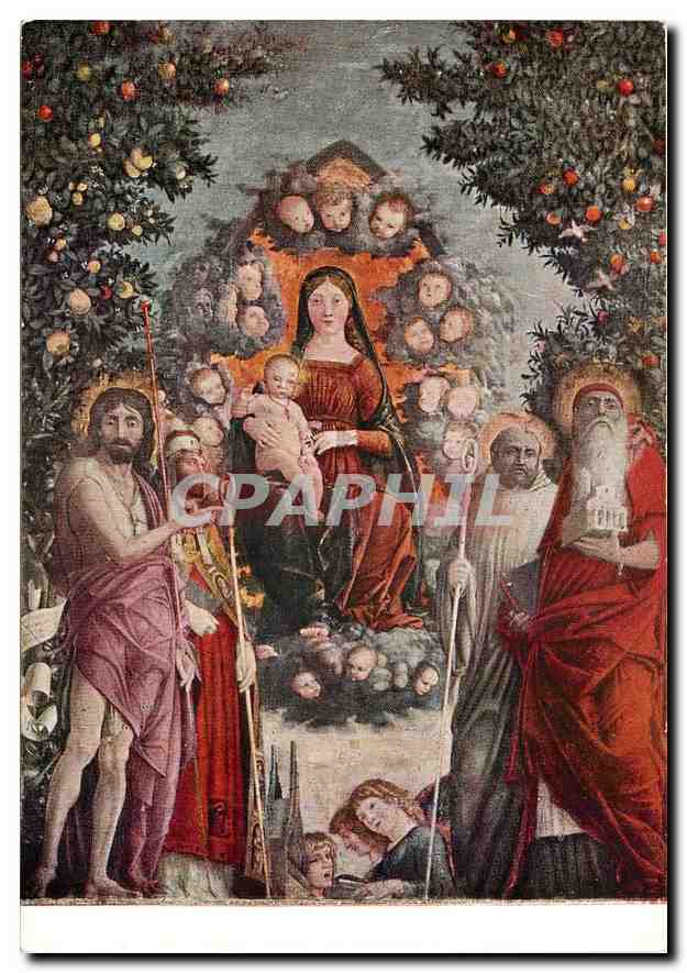 Madonna col Figlio fra Angioli e Santi — Andrea Mantegna — éditeur I. I. A. G. Bergamo
