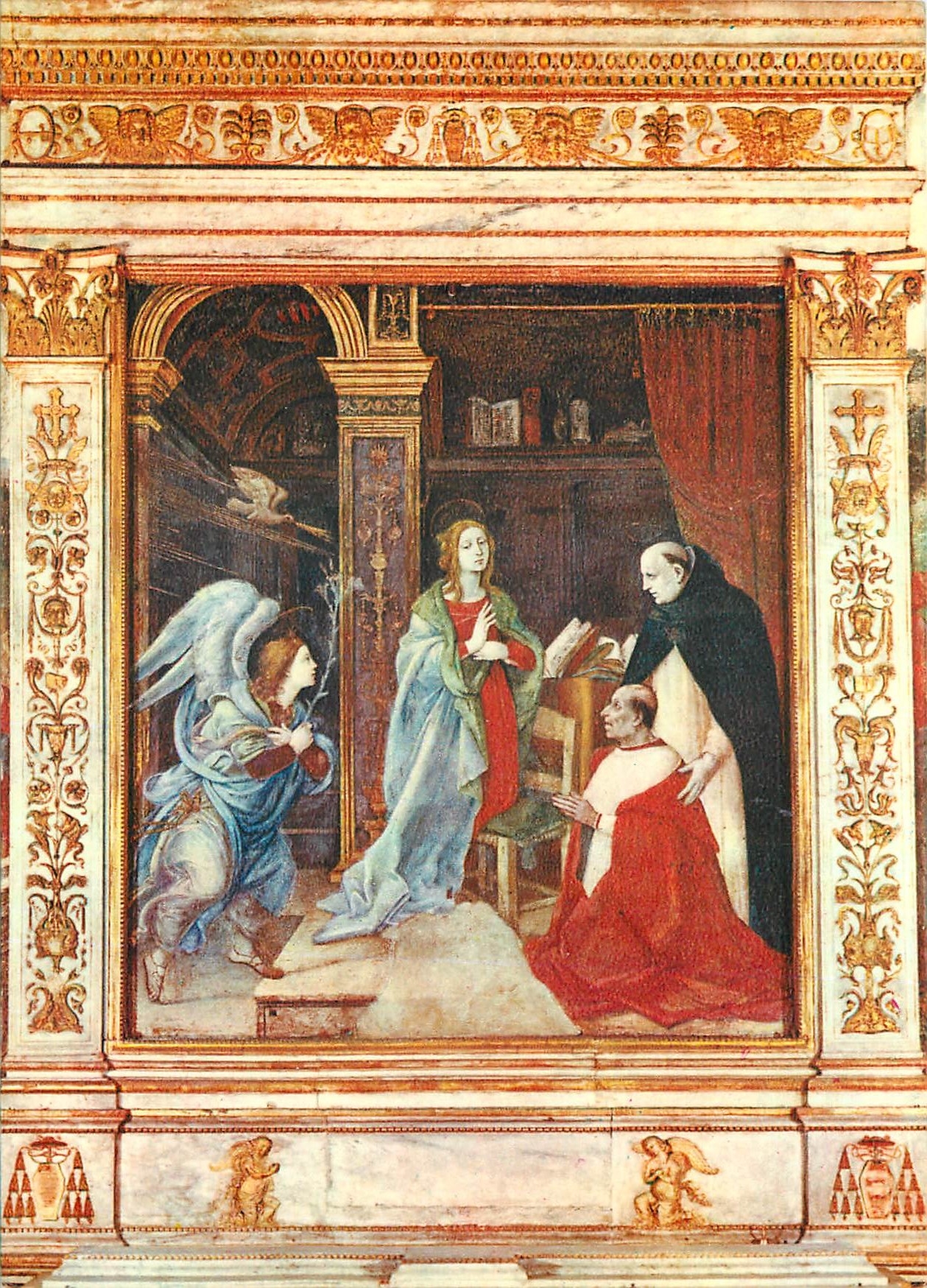 CPM Basilica di S Maria Sopra Minerva Roma Pala dell'Altare di S Tommaso d'Aquino 