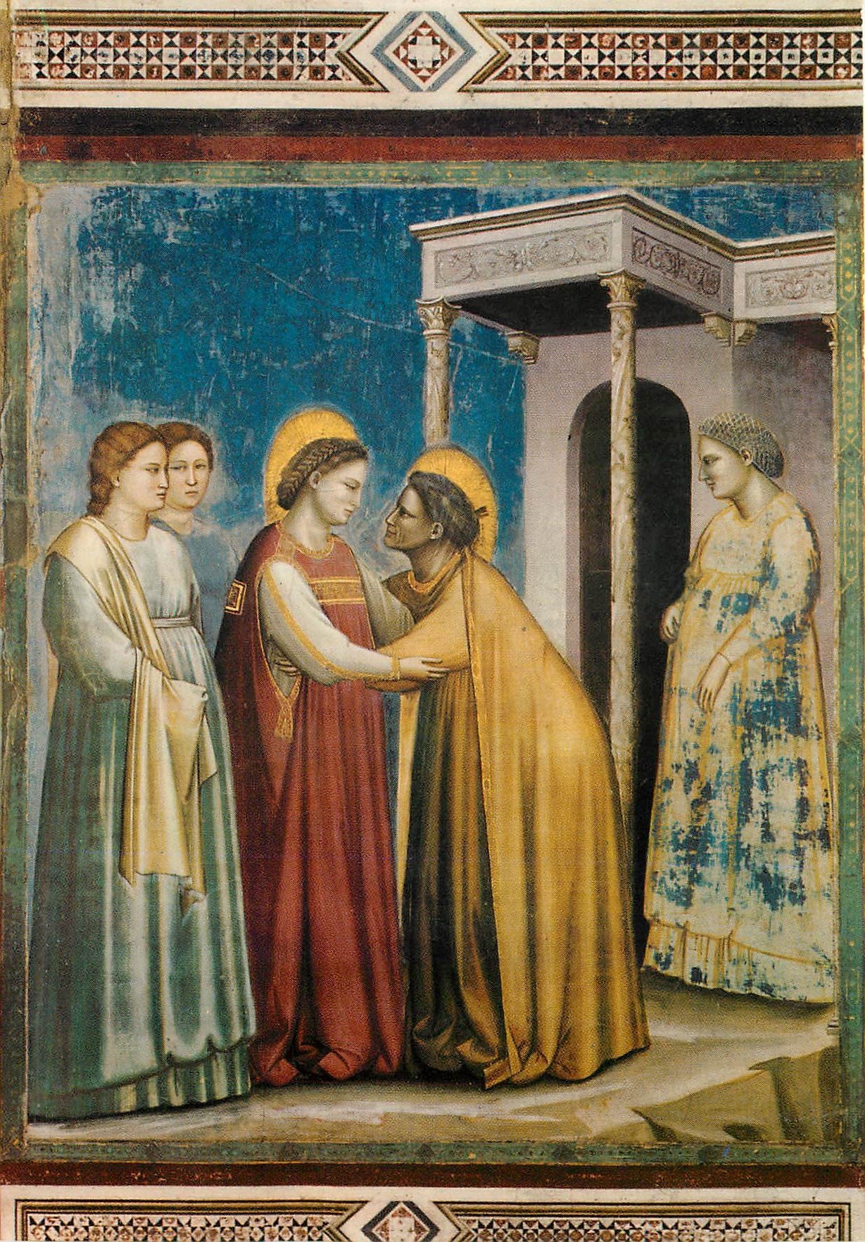 CPM Padova Capella degli Scrovegni Visite de Marie a Elisabeth 