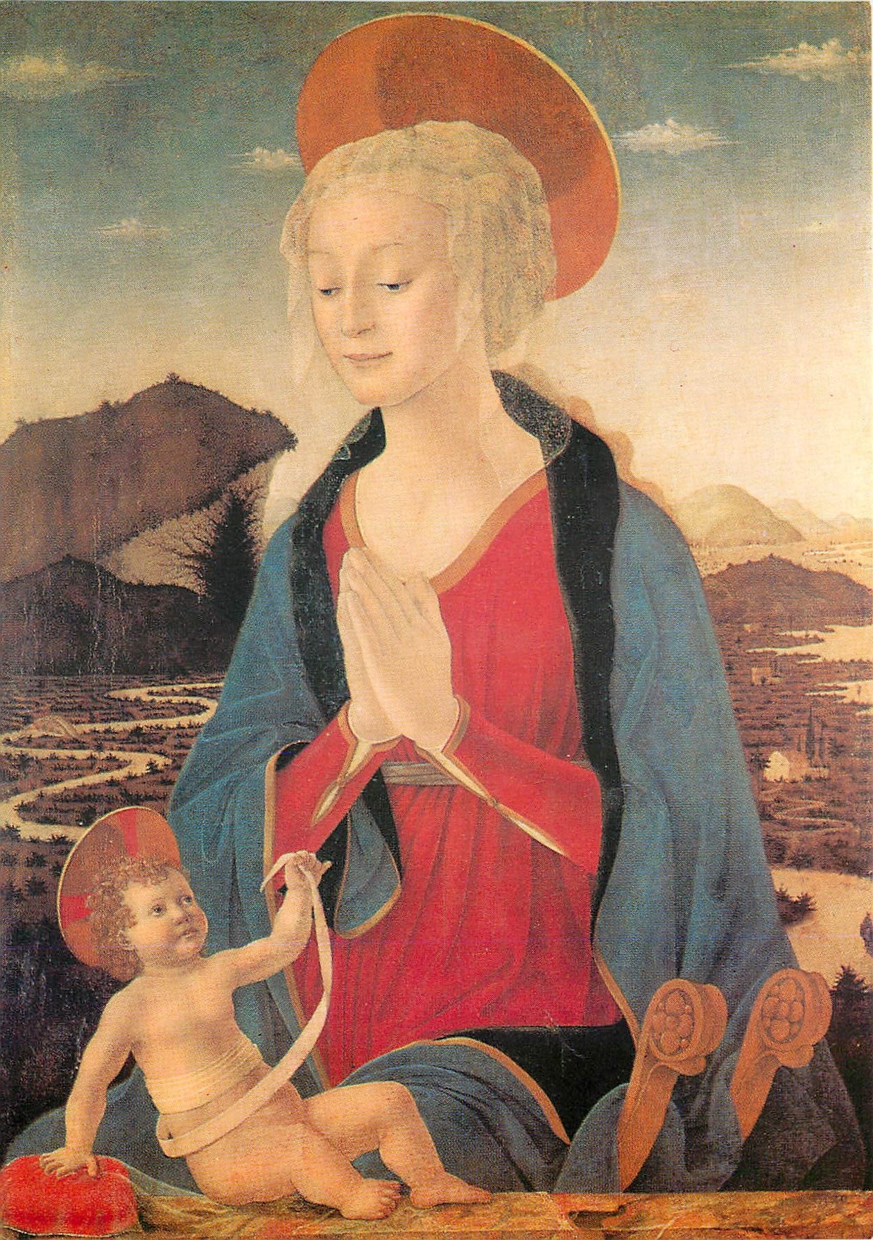 CPM Paris Musee du Louvre Baldovinetti Alessio La Vierge a l'Enfant 