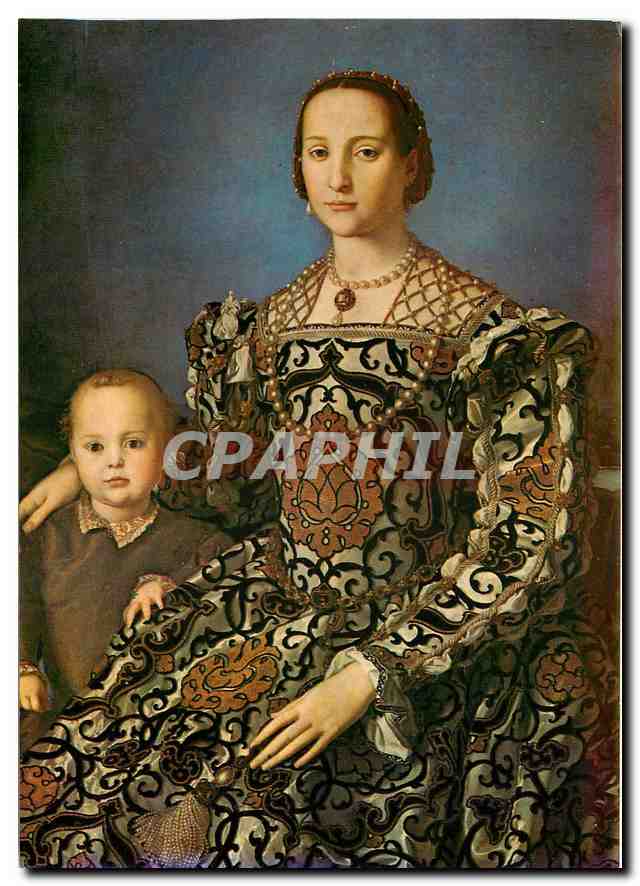 CPM Portrait d'Eleonora de Tolede avec son fils Giovanni de Medicis 