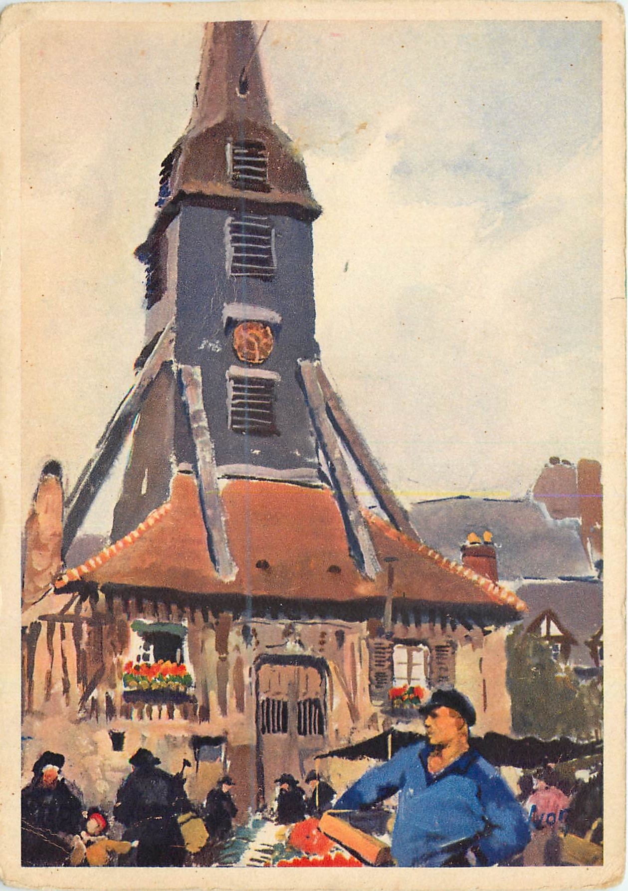CPM Terre de France En Normandie Eglise Sainte Catherine a Honfleur Calvados 