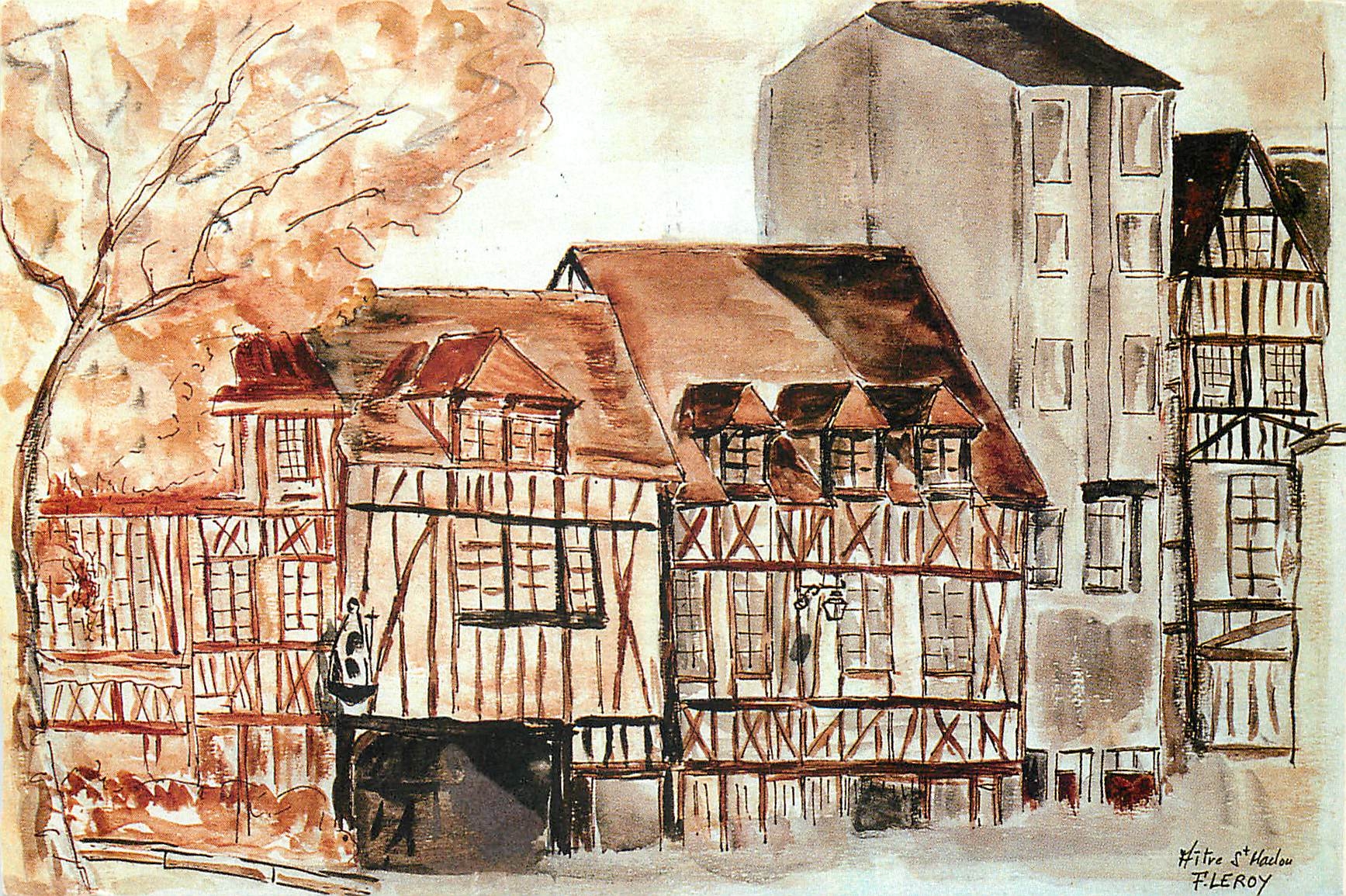 CPM Soeurs du Sacre Coeur d'Ernemont rue d'Ernemont Rouen 