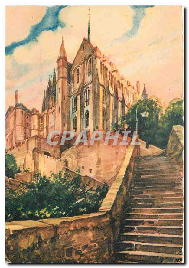 CPM Splendeurs de France Mont Saint Michel l'Abbaye 