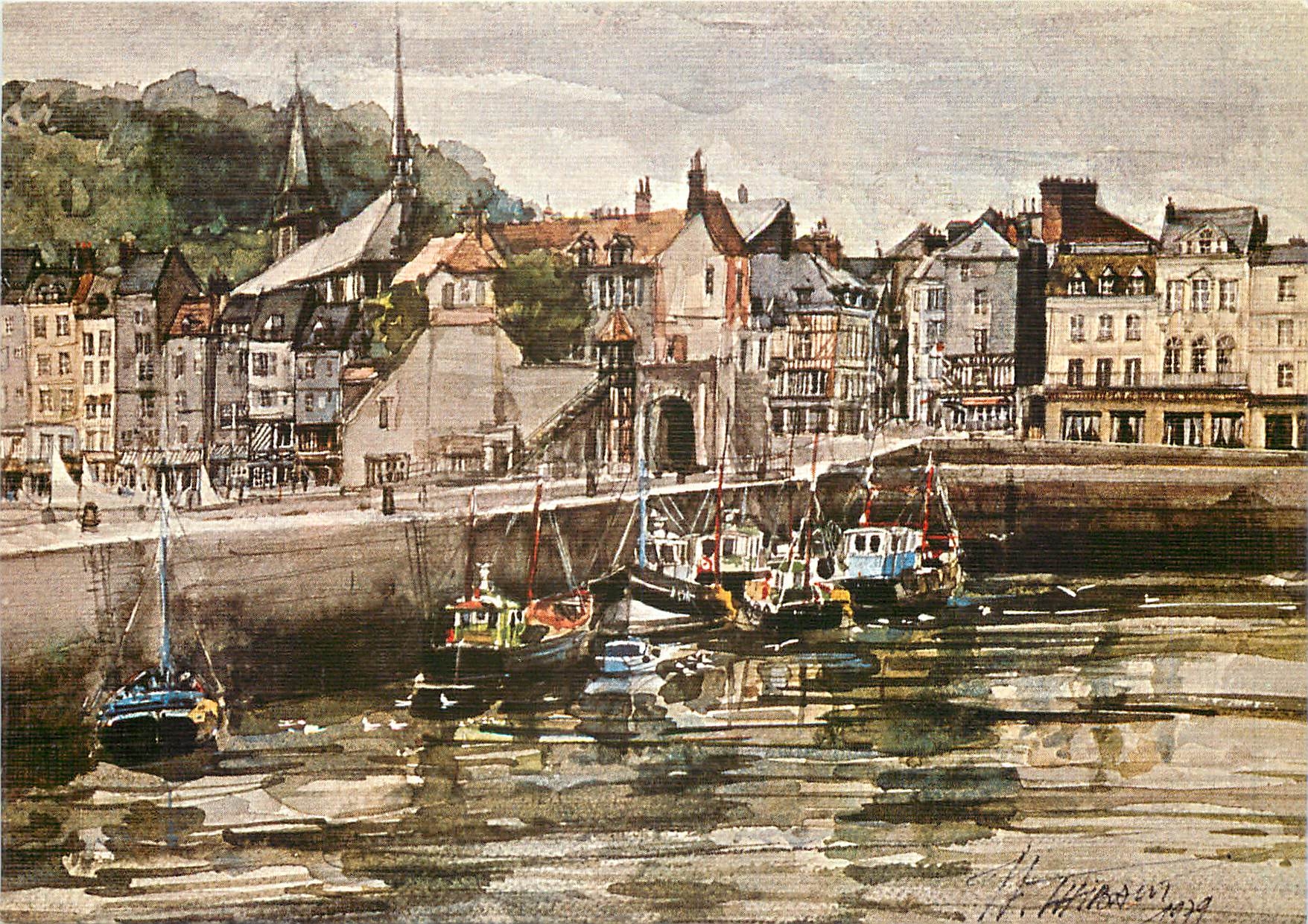 CPM Normandie Aquarelle de Jean Louis Thibaut 
