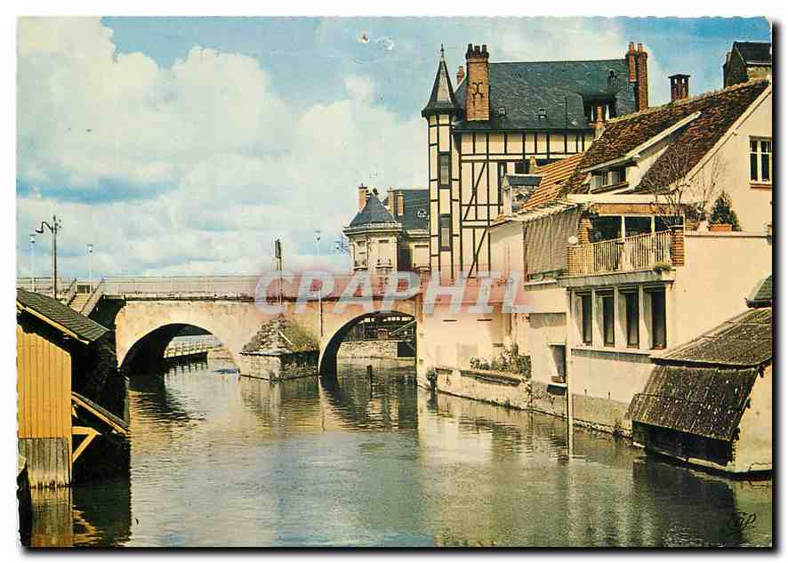 CPM Vierzon l'Yvere et le Vieux Pont 