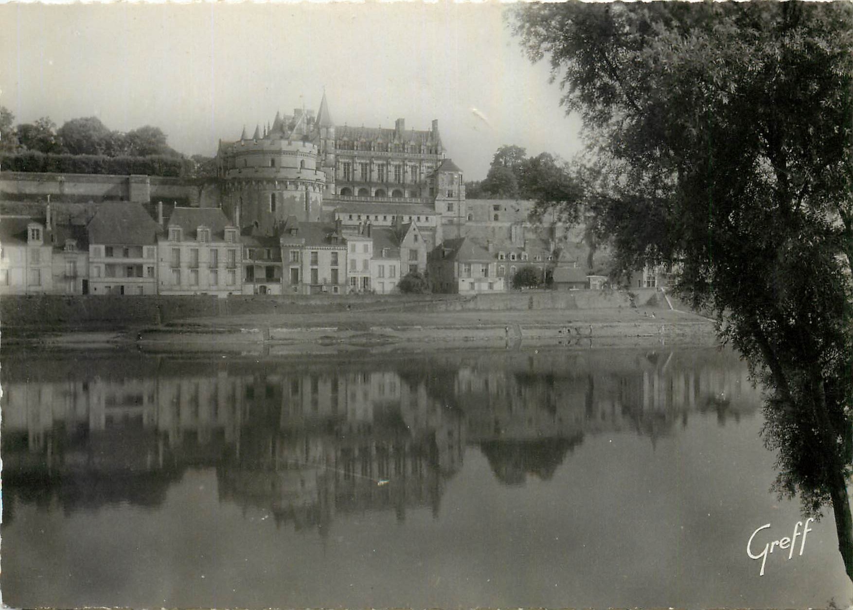 CPM Les Chateaux de la Loire Amboise I et L Le Chateau et la Loire 