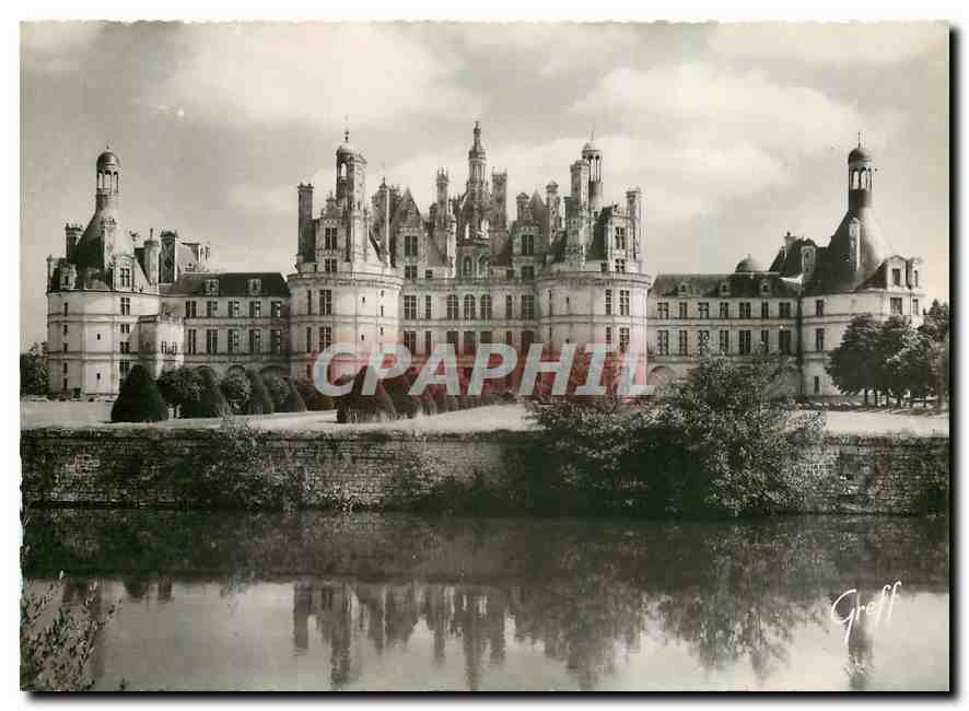 CPM Les Chateaux de la Loire Chateau de Chambord L et C Facade Nord 
