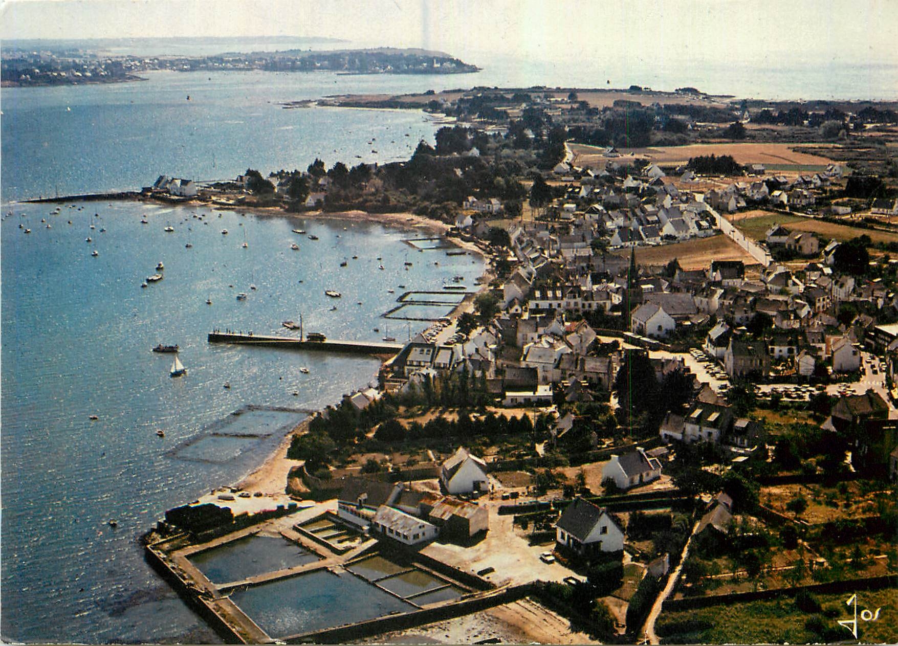 CPM La Bretagne en Couleurs Le Golfe du Morbihan Locmariaquer et l'entree du golfe 