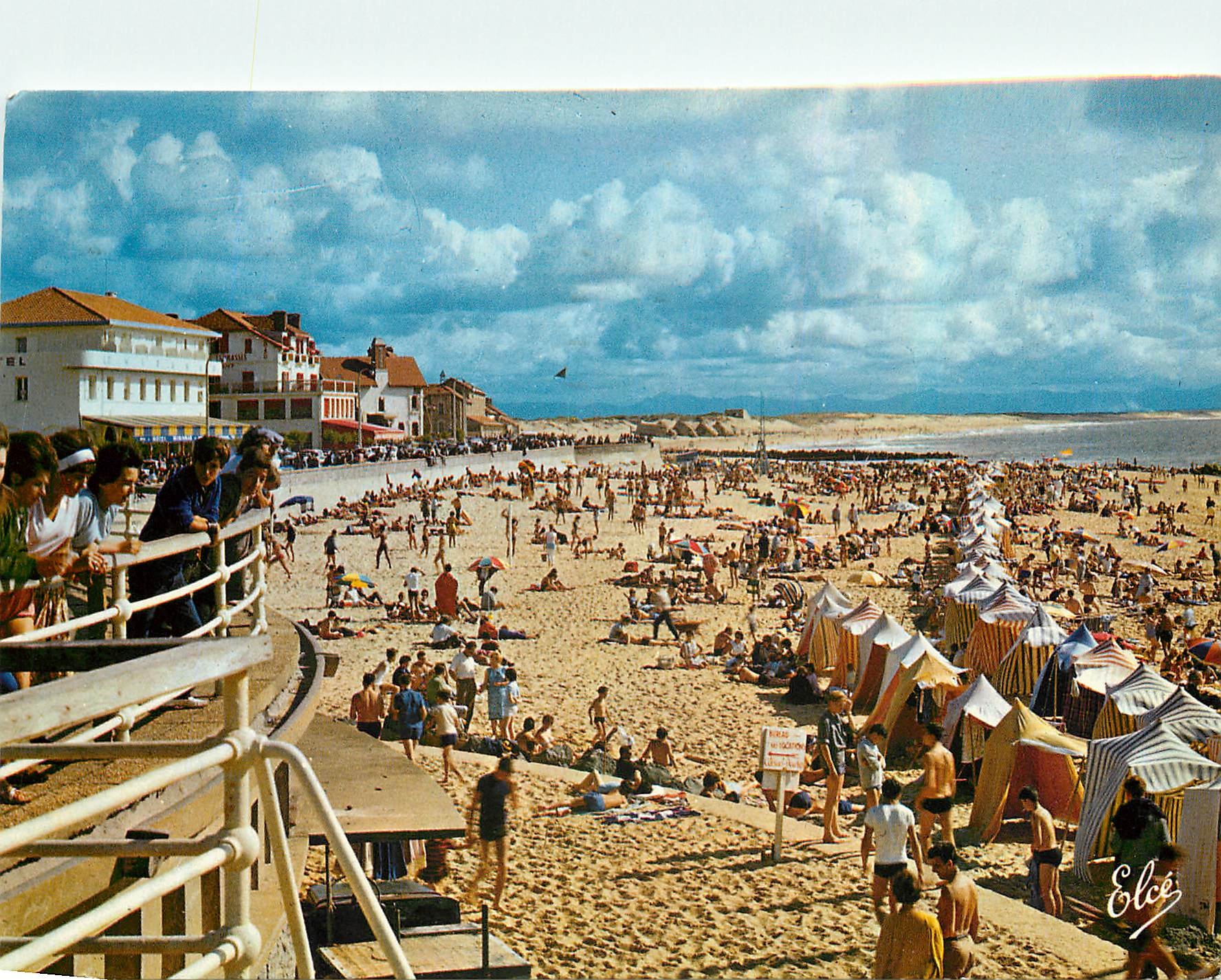 CPM Capbreton La Grande Plage et les Hotels 