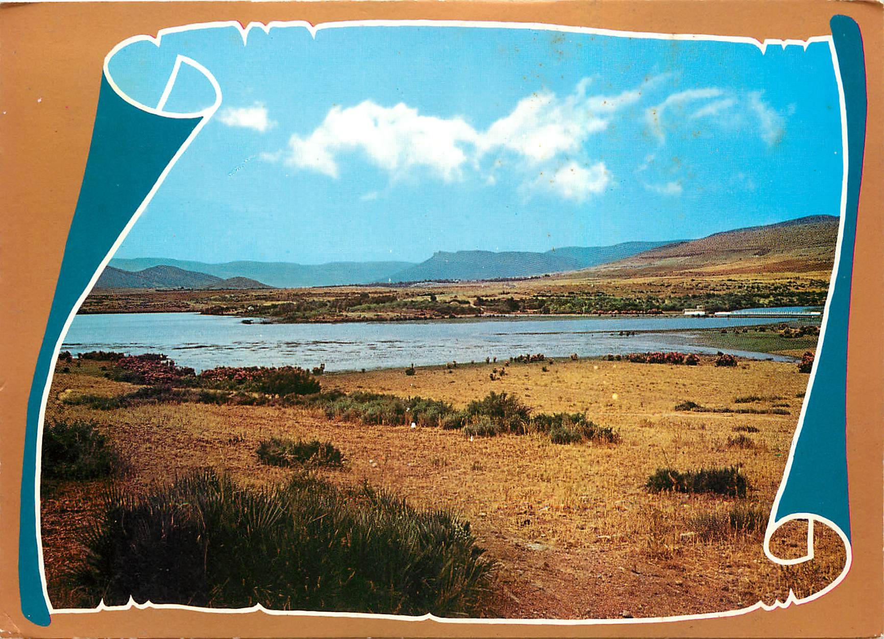 CPM Algerie Sedbou Barrage de Beni Bahdel 