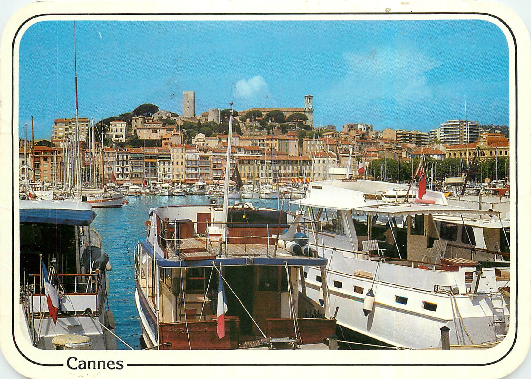 CPM Reflets de la Cote d'Azur Cannes Le Suquet Vieux Port 