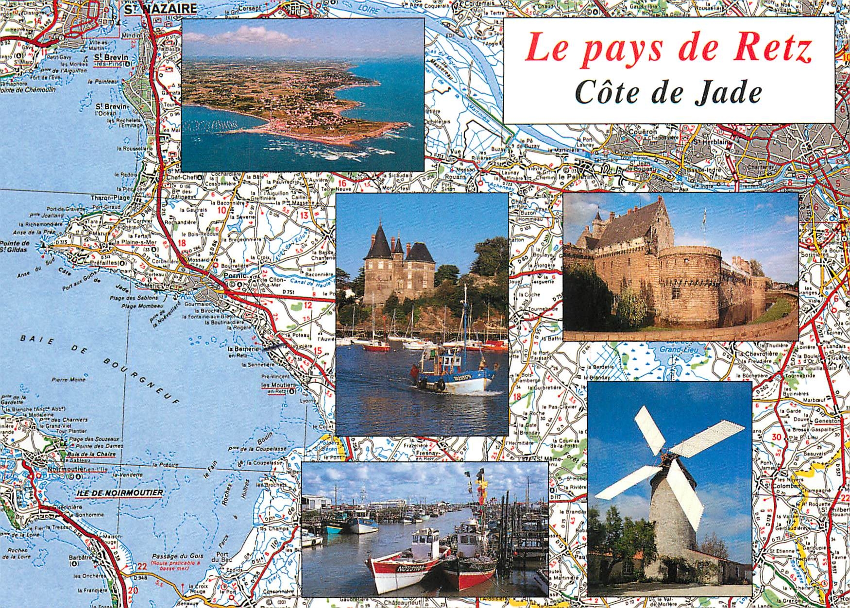 CPM Atlantique Cote de Jade Le pays de Retz entre la Loire et la Vendee et sa facade maritime la Cot