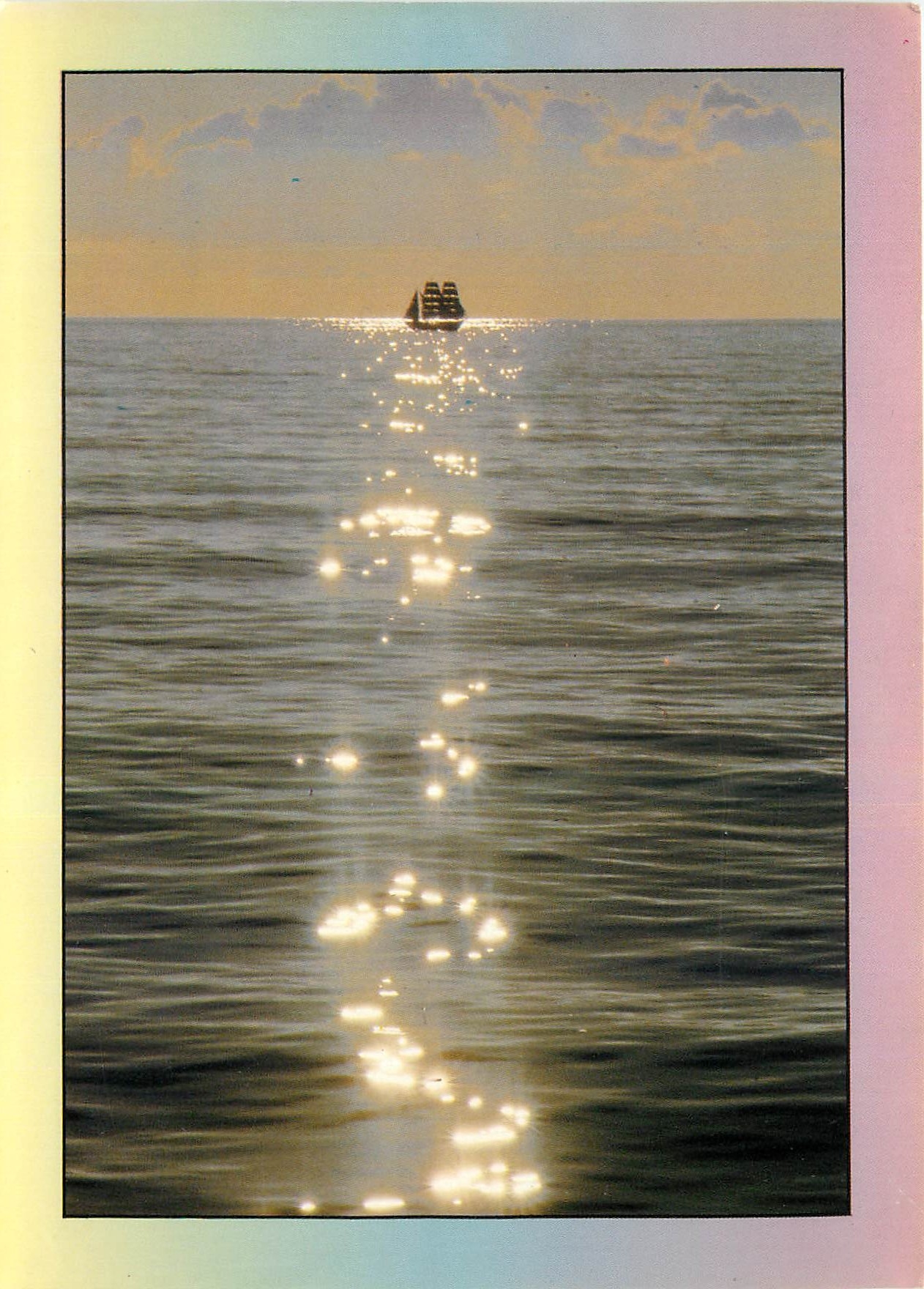 CPM Evasion Cote Atlantique Comme un miroir Bateau