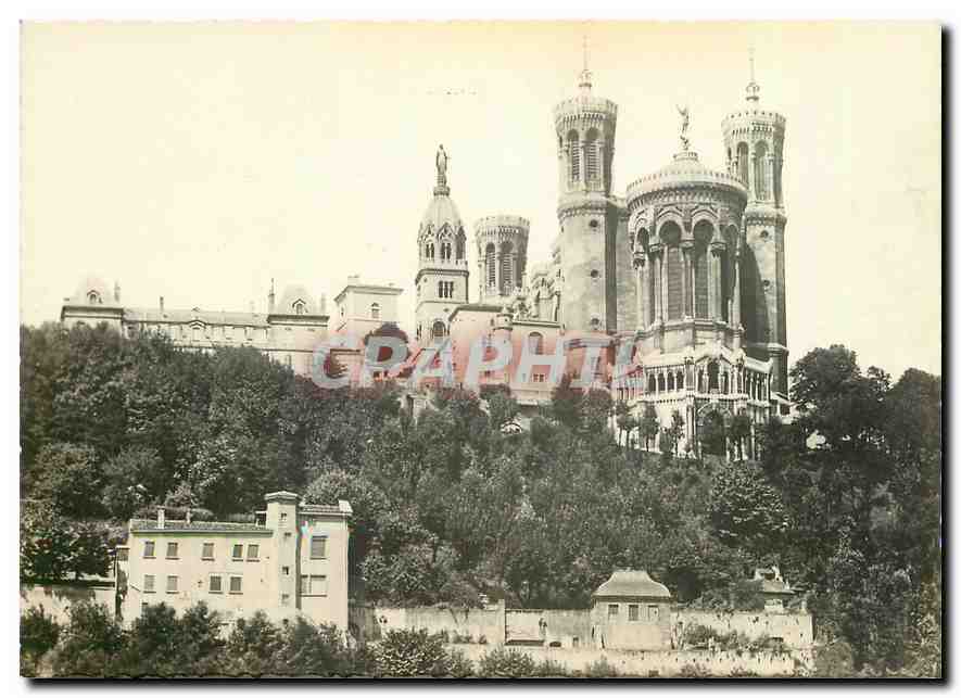 CPM Lyon Abside de la Basilique de N D de Fourviere 